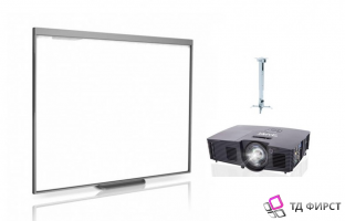 Интерактивная доска SB480 с проектором SMART V10 и креплением DSM-14Kw