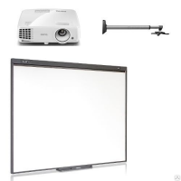 ИНТЕРАКТИВНАЯ ДОСКА SMART BOARD SB480 С ПРОЕКТОРОМ VIVITEK DS234 + МОНТАЖ