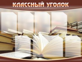 Классный уголок №13