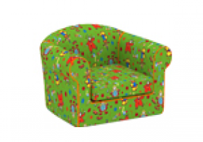 Кресло мягкое 430x400x480мм