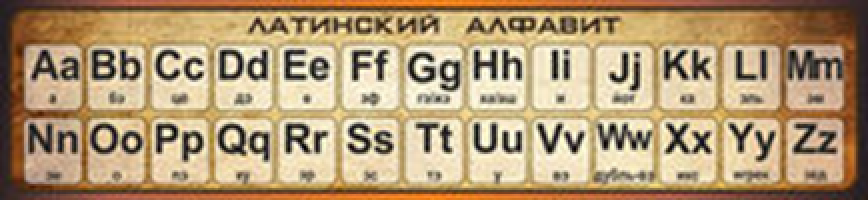 Латинский алфавит