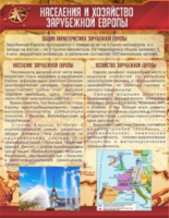 Население и хозяйство Зарубежной Европы