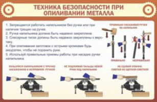 ТБ при опиливании металла