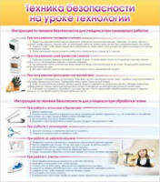 Техника безопасности на уроке технологии
