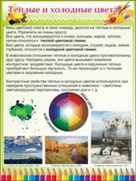 Теплые и холодные цвета